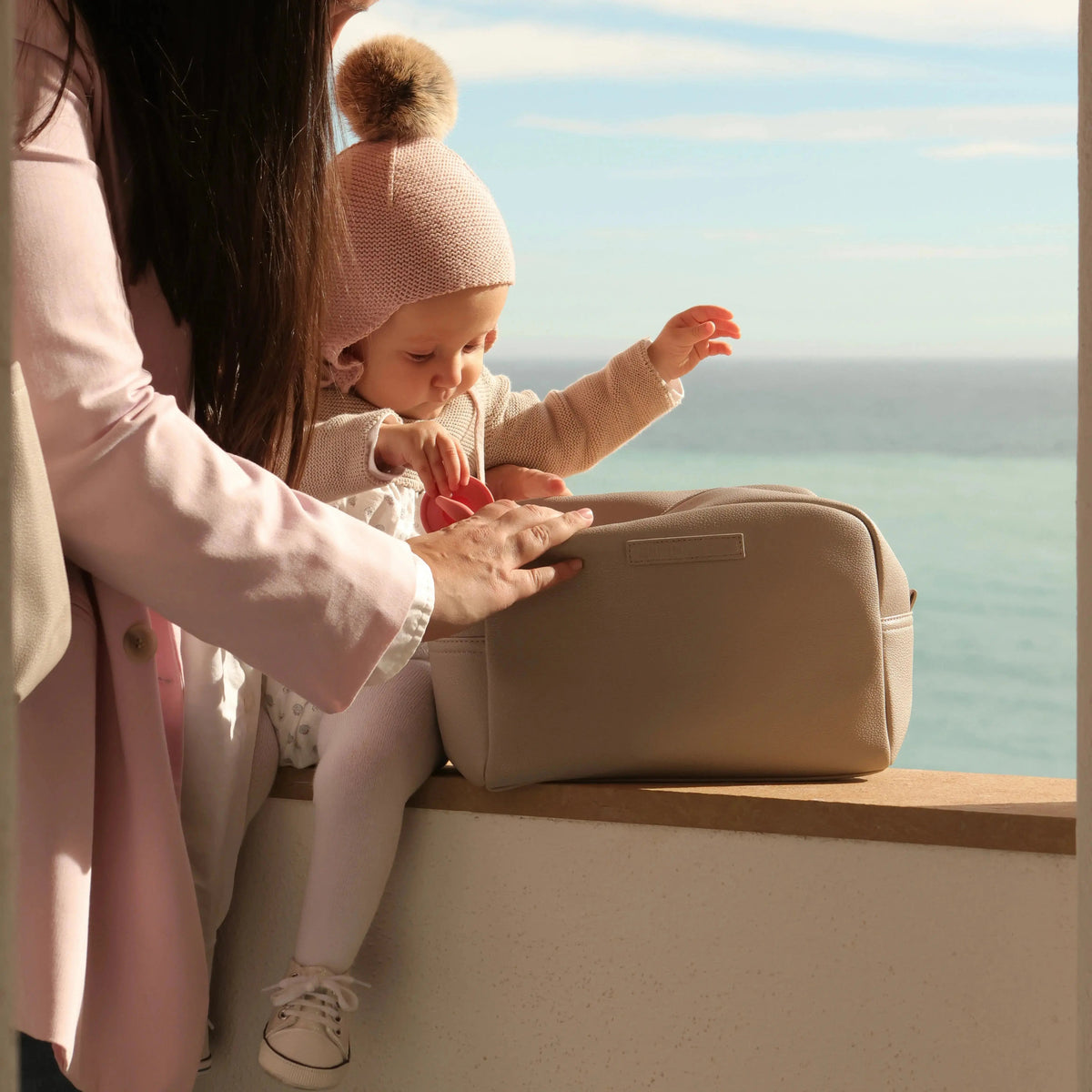 Neceser Bebé Eco piel MIREM By Nenina & Co Gris 